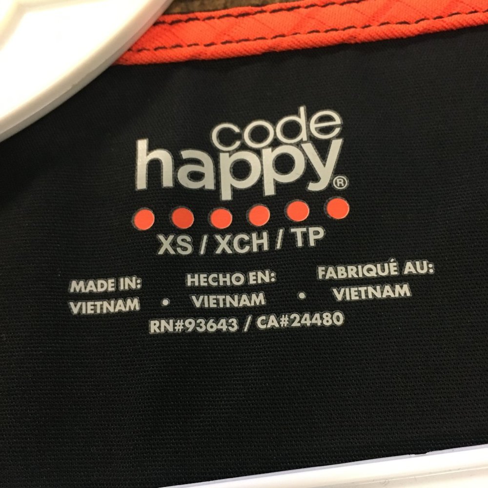 Code Happy Mock Wrap Top - Picture 2 of 4